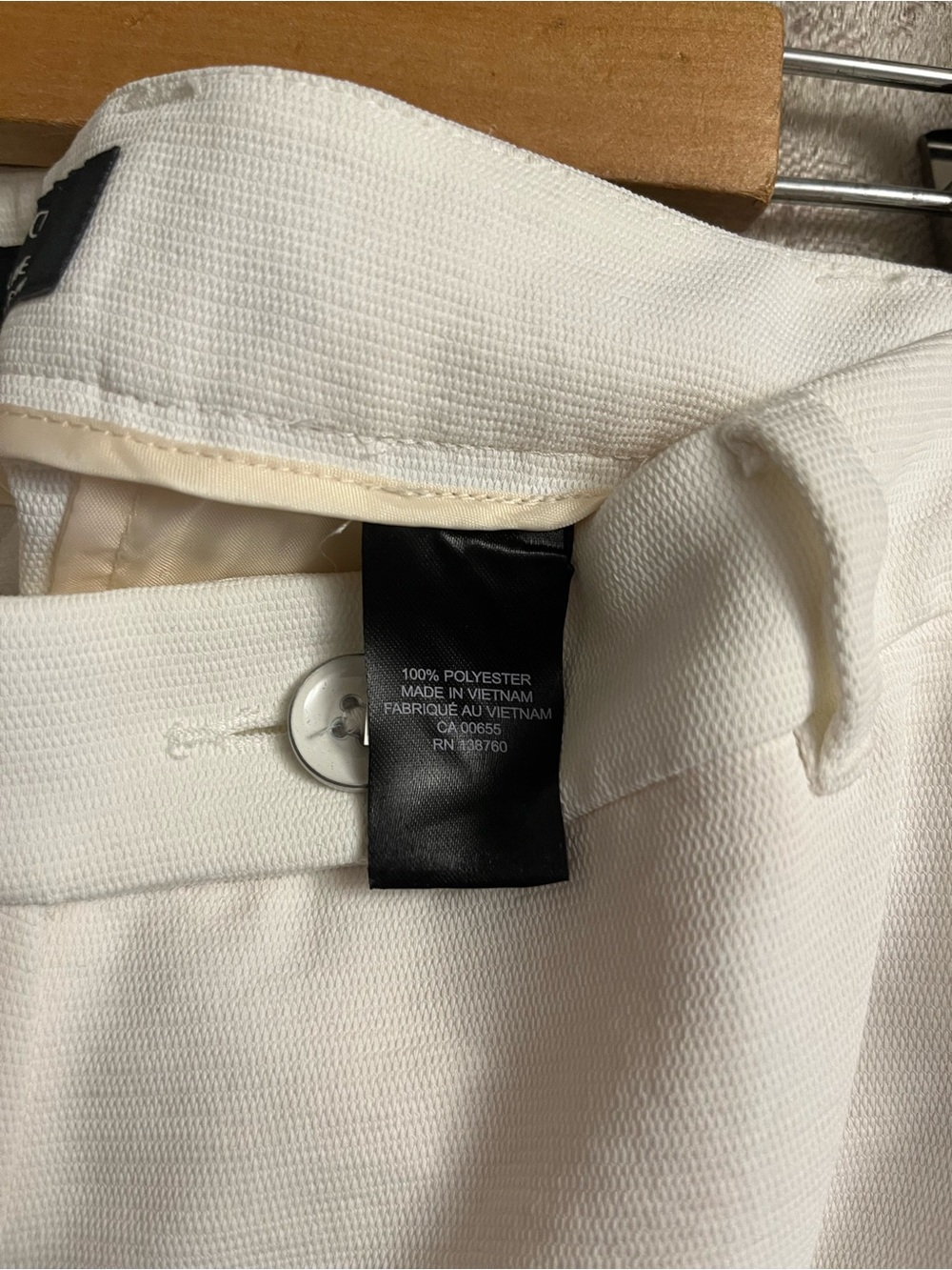 RW&CO. White Boot Cut Dress Pants - Picture 6 of 7